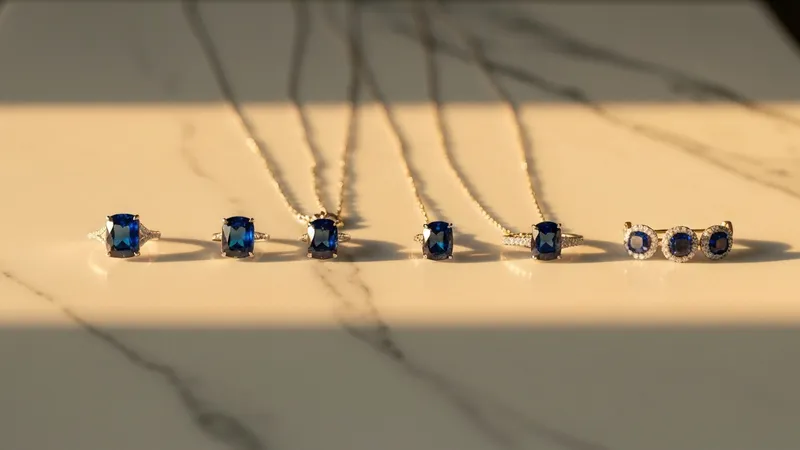Types de bijoux saphir : guide complet pour bien choisir